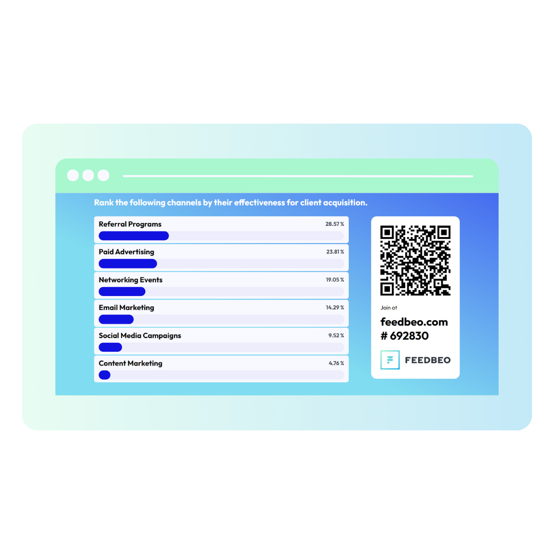 Live poll statistics